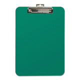 Mobile OPS® Unbreakable Recycled Clipboard, 0.25" Clip Capacity, Holds 8.5 x 11 Sheets, Green (BAU61626) Each