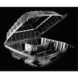 Dart® ClearSeal Hinged-Lid Plastic Containers, 8.25 x 8.25 x 3, Clear, Plastic, 125/Pack, 2 Packs/Carton (DCCC90PST3) Case of 250