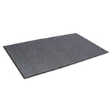 Crown Needle Rib Wipe and Scrape Mat, Polypropylene, 48 x 72, Gray (CWNNR0046GY) Each