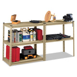 Tennsco Stur-D-Stor Shelving, Five-Shelf, 36.5w x 18.5d x 72h, Sand (TNNLSS361872) Each