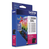 Brother LC205M Innobella Super High-Yield Ink, 1,200 Page-Yield, Magenta (BRTLC205M) Each