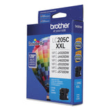 Brother LC205C Innobella Super High-Yield Ink, 1,200 Page-Yield, Cyan (BRTLC205C) Each
