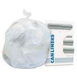 Heritage Linear Low-Density Can Liners, 56 gal, 1.1 mil, 43" x 47", Clear, 100/Carton (HERH8647SC) Case of 100