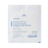 McKesson Gauze Sponge 4 X 4 Inch 12-Ply Sterile 1 per Pack (446049_CS) 1200/CS