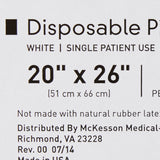 McKesson Bed Pillow 20 X 26 Inch White Single Patient Use (939585_CS) 12/CS