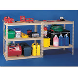Tennsco Stur-D-Stor Shelving, Five-Shelf, 36.5w x 18.5d x 72h, Sand (TNNLSS361872) Each