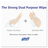 PURELL® Hand Sanitizer Wipes Wall Mount Dispenser, 1,200/1,500 Wipe Capacity, 13.3 x 11 x 10.88, White (GOJ901901) Each