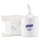 PURELL® Hand Sanitizer Wipes Wall Mount Dispenser, 1,200/1,500 Wipe Capacity, 13.3 x 11 x 10.88, White (GOJ901901) Each