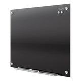 Quartet® Infinity Glass Marker Board, 48 x 36, Black Surface (QRTG4836B)