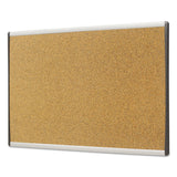 Quartet® ARC Frame Cubicle Cork Board, 24 x 14, Tan Surface, Silver Aluminum Frame (QRTARCB2414) Each