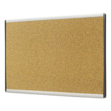 Quartet® ARC Frame Cubicle Cork Board, 30 x 18, Tan Surface, Silver Aluminum Frame (QRTARCB3018) Each