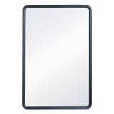 Quartet® Contour Dry Erase Board, 24 x 18, Melamine White Surface, Black Plastic Frame (QRT7551) Each