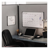 Quartet® ARC Frame Cubicle Magnetic Dry Erase Board, 14 x 11, White Surface, Silver Aluminum Frame (QRTARC1411) Each