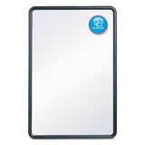 Quartet® Contour Dry Erase Board, 48 x 36, Melamine White Surface, Black Plastic Frame (QRT7554) Each