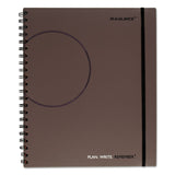 AT-A-GLANCE® Plan. Write. Remember. Planning Notebook Two Days Per Page , 11 x 8.38, Gray Cover, Undated (AAG80620430) Each