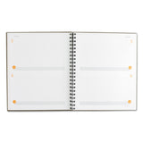 AT-A-GLANCE® Plan. Write. Remember. Planning Notebook Two Days Per Page , 11 x 8.38, Gray Cover, Undated (AAG80620430) Each