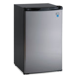 Avanti 4.4 CF Refrigerator, 19 1/2"W x 22"D x 33"H, Black/Stainless Steel (AVARM4436SS) Each