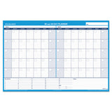 AT-A-GLANCE® 30/60-Day Undated Horizontal Erasable Wall Planner, 48 x 32, White/Blue Sheets, Undated (AAGPM33328) Each