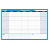 AT-A-GLANCE® 30/60-Day Undated Horizontal Erasable Wall Planner, 36 x 24, White/Blue Sheets, Undated (AAGPM23328) Each