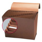 Smead™ TUFF Expanding Wallet, 31 Sections, Elastic Cord Closure, 1/15-Cut Tabs, Letter Size, Redrope (SMD70367) Each