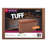 Smead™ TUFF Expanding Wallet, 21 Sections, Elastic Cord Closure, 1/21-Cut Tabs, Legal Size, Redrope (SMD70320) Each