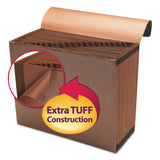 Smead™ TUFF Expanding Wallet, 21 Sections, Elastic Cord Closure, 1/21-Cut Tabs, Letter Size, Redrope (SMD70318) Each