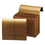 Smead™ Indexed Expanding Kraft Files, 12 Sections, Elastic Cord Closure, 1/12-Cut Tabs, Letter Size, Kraft (SMD70186) Each