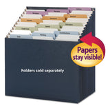 Smead™ Stadium File, 12 Sections, 1/12-Cut Tabs, Letter Size, Navy (SMD70211) Each