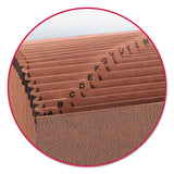 Smead™ TUFF Expanding Wallet, 21 Sections, Elastic Cord Closure, 1/21-Cut Tabs, Legal Size, Redrope (SMD70320) Each