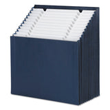 Smead™ Stadium File, 12 Sections, 1/12-Cut Tabs, Letter Size, Navy (SMD70211) Each