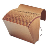 Smead™ Indexed Expanding Kraft Files, 31 Sections, Elastic Cord Closure, 1/15-Cut Tabs, Letter Size, Kraft (SMD70168) Each
