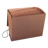 Smead™ TUFF Expanding Wallet, 31 Sections, Elastic Cord Closure, 1/15-Cut Tabs, Letter Size, Redrope (SMD70367) Each
