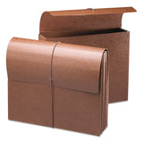 Smead™ Classic Expanding Wallets, 3.5" Expansion, 1 Section, Elastic Cord Closure, Letter Size, Redrope (SMD71353) Each