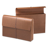Smead™ Classic Expanding Wallets, 3.5" Expansion, 1 Section, Elastic Cord Closure, Legal Size, Redrope (SMD71356) Each