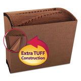 Smead™ TUFF Expanding Open-Top Stadium File, 31 Sections, 1/31-Cut Tabs, Letter Size, Redrope (SMD70467) Each
