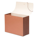 Smead™ TUFF Expanding Wallets, 7" Expansion, 1 Section, Elastic Cord Closure, Legal Size, Redrope (SMD71167) Each