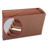 Smead™ TUFF Expanding Open-Top Stadium File, 12 Sections, 1/12-Cut Tabs, Legal Size, Redrope (SMD70490) Each