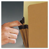 Smead™ Classic Expanding Wallets, 3.5" Expansion, 1 Section, Elastic Cord Closure, Letter Size, Redrope (SMD71353) Each