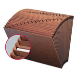 Smead™ TUFF Expanding Open-Top Stadium File, 31 Sections, 1/31-Cut Tabs, Letter Size, Redrope (SMD70467) Each