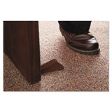 Master Caster® Big Foot Doorstop, No Slip Rubber Wedge, 2.25w x 4.75d x 1.25h, Brown (MAS00920) Each