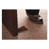 Master Caster® Big Foot Doorstop, No Slip Rubber Wedge, 2.25w x 4.75d x 1.25h, Brown, 2/Pack (MAS00971) Pack of 2