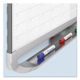 Quartet® Prestige 2 Magnetic Total Erase Four-Month Calendar, 36 x 24, White Surface, Graphite Fiberboard/Plastic Frame (QRT4MCP23P2) Each