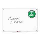 Quartet® iQ Total Erase Translucent-Edge Board, 11 x 7, White Surface, Clear Plastic Frame (QRTTM1107) Each