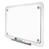 Quartet® iQ Total Erase Translucent-Edge Board, 36 x 23, White Surface, Clear Plastic Frame (QRTTM3623) Each