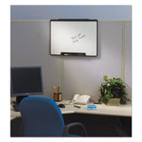 Quartet® Motion Portable Dry Erase Marker Board, 36 x 24, White Surface, Black Plastic Frame (QRTMMP75) Each