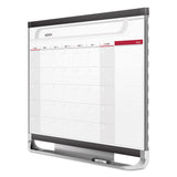 Quartet® Prestige 2 Magnetic Total Erase Monthly Calendar, 36 x 24, White Surface, Graphite Fiberboard/Plastic Frame (QRTCP32P2) Each