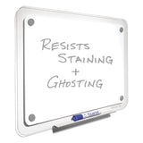 Quartet® iQ Total Erase Translucent-Edge Board, 36 x 23, White Surface, Clear Plastic Frame (QRTTM3623) Each