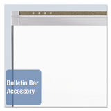 Quartet® Prestige 2 DuraMax Magnetic Porcelain, 96 x 48, White Surface, Silver Aluminum/Plastic Frame (QRTP558AP2) Each