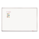 Quartet® Porcelain Magnetic Whiteboard, 72 x 48, White Surface, Silver Aluminum Frame (QRTPPA406) Each