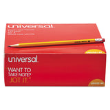 Universal™ #2 Woodcase Pencil Value Pack, HB (#2), Black Lead, Yellow Barrel, 144/Box (UNV55144) Pack of 144